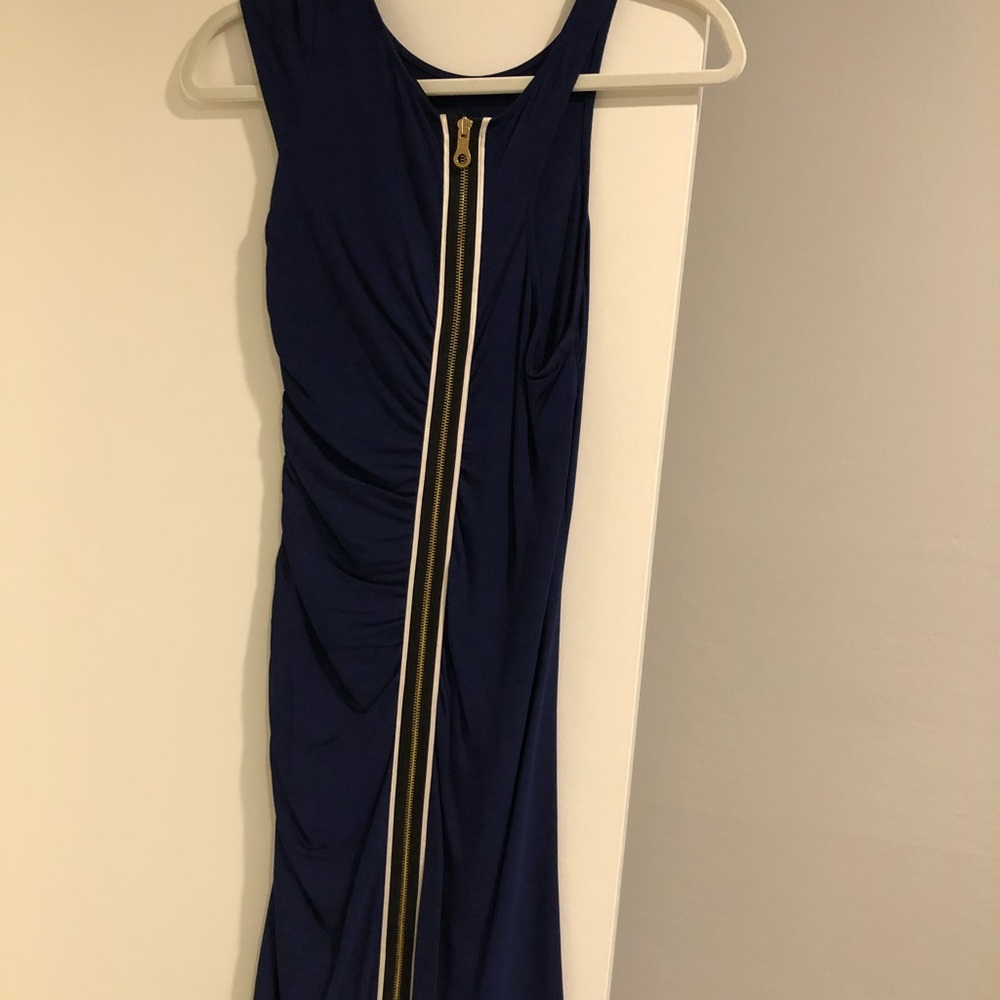 Navy cocktail dress